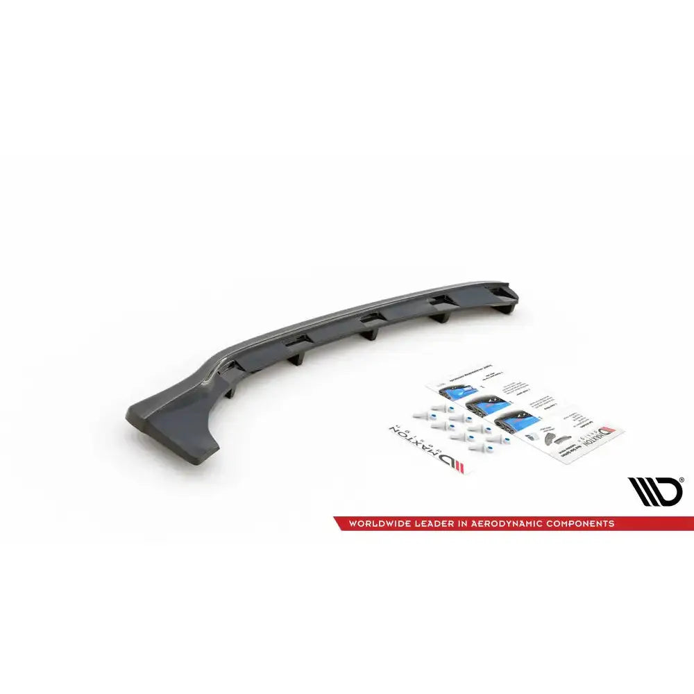 Sentersplitter bak Bmw 3 E46 Mpack Coupe (with Vertical Bars)