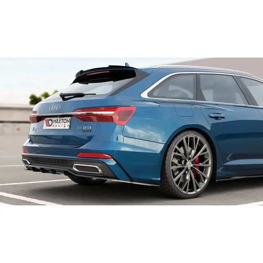 Sentersplitter bak (med Vertikale Finner) Audi A6 S-line Avant C8