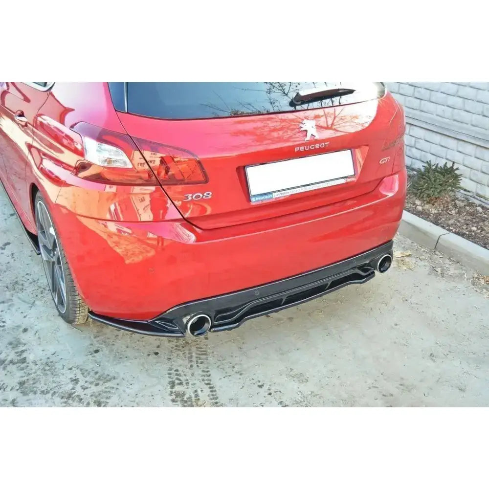 Sentersplitter bak Peugeot 308 Ii Gti (with Vertical Bars)