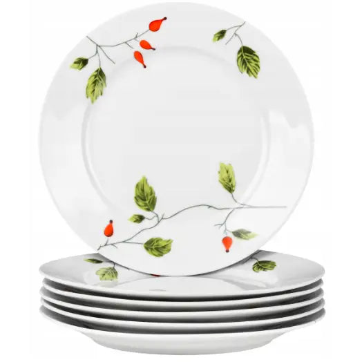 Servise Middagsett for 6 Personer 18 Deler Porselensett