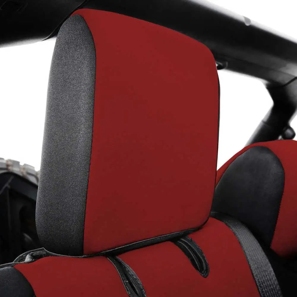 Setetrekk i Rødt Neopren fra Smittybilt - Jeep Wrangler Jl 4xe 21-