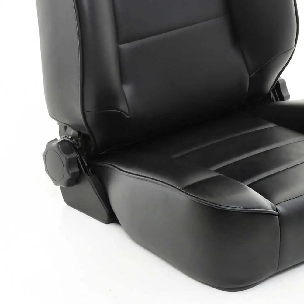 Setetrekk i Svart Vinyl i Factory Style Passform for Jeep Wrangler Tj 97-06
