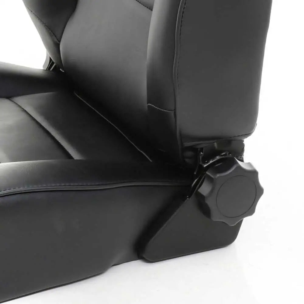 Setetrekk i Svart Vinyl i Factory Style Passform for Jeep Wrangler Tj 97-06