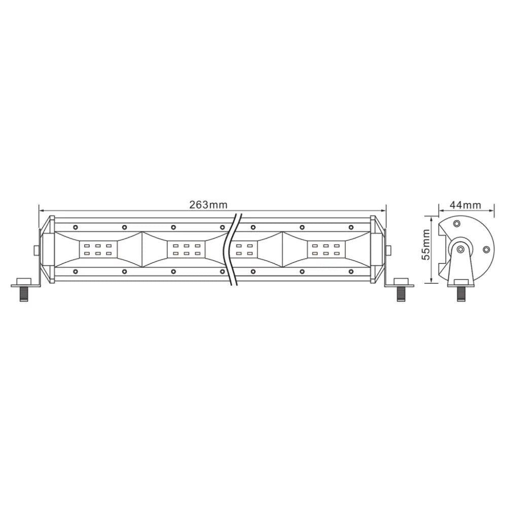 Shark Led Lysbjelke 105’’ 24w 2400lm