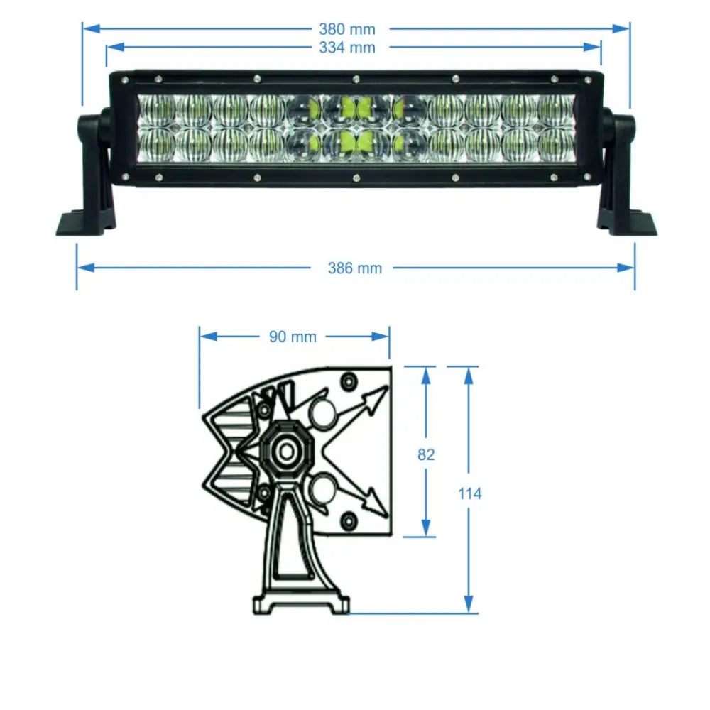 Shark Led Lysbjelke,5d,135’’,72w