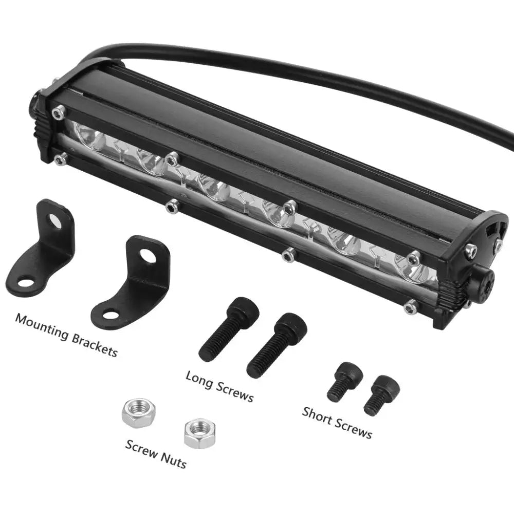 Shark Led Lysbjelke 7’’ 18w