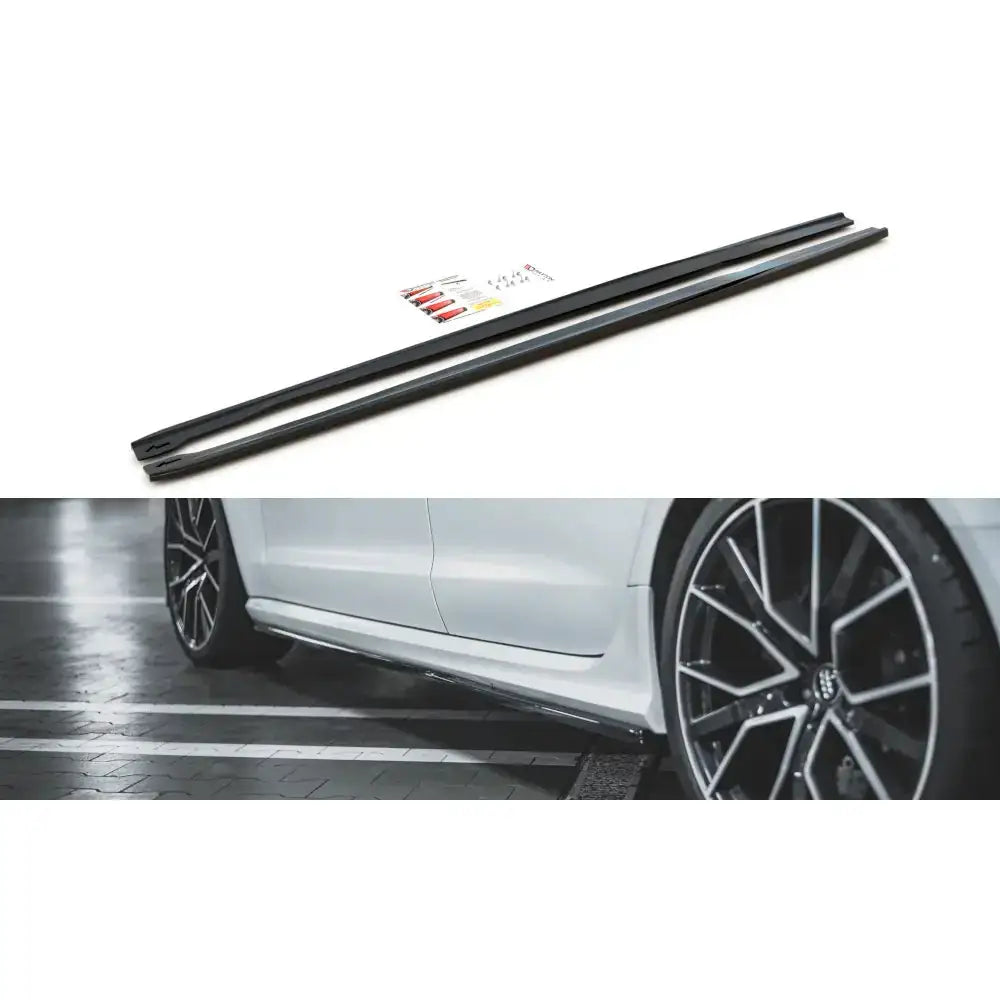Side Skirts Diffusers V.2 Audi Rs6 C7
