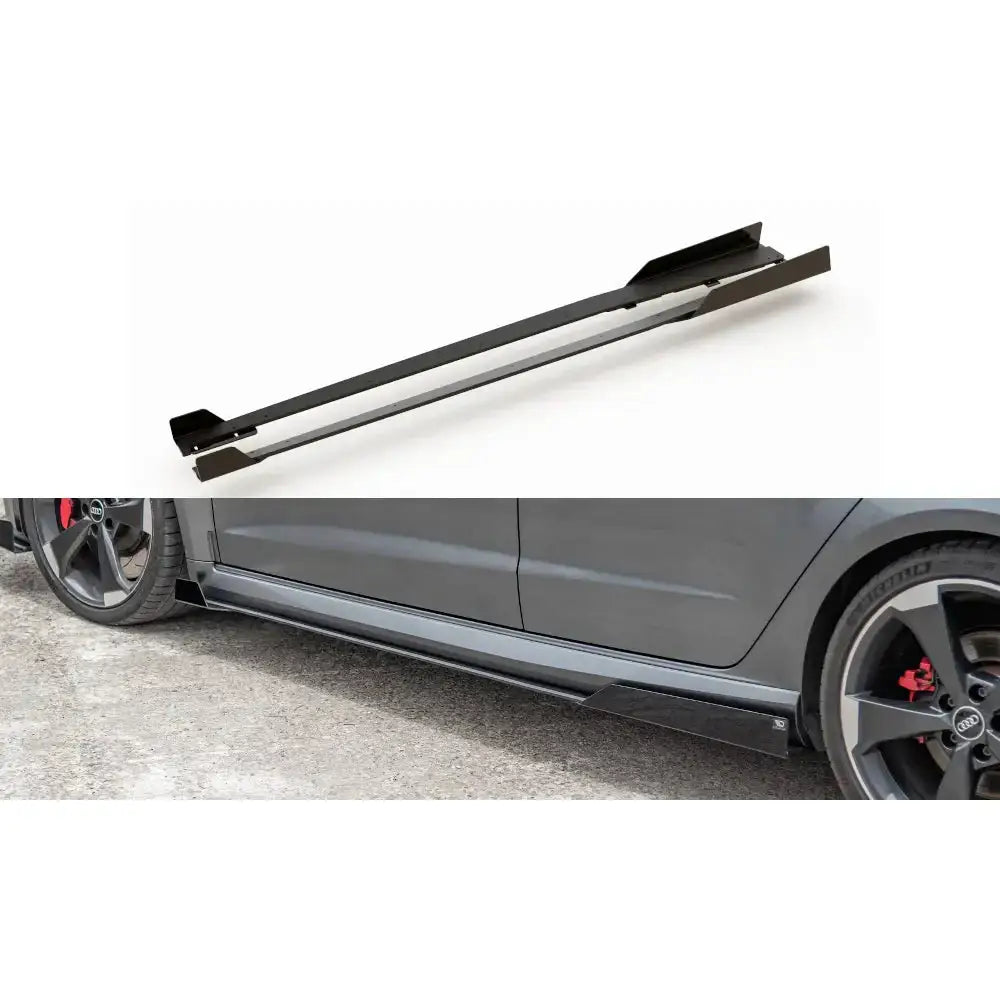 Sideskjørt Diffusere Racing + Flaps Audi Rs3 8v Sportback