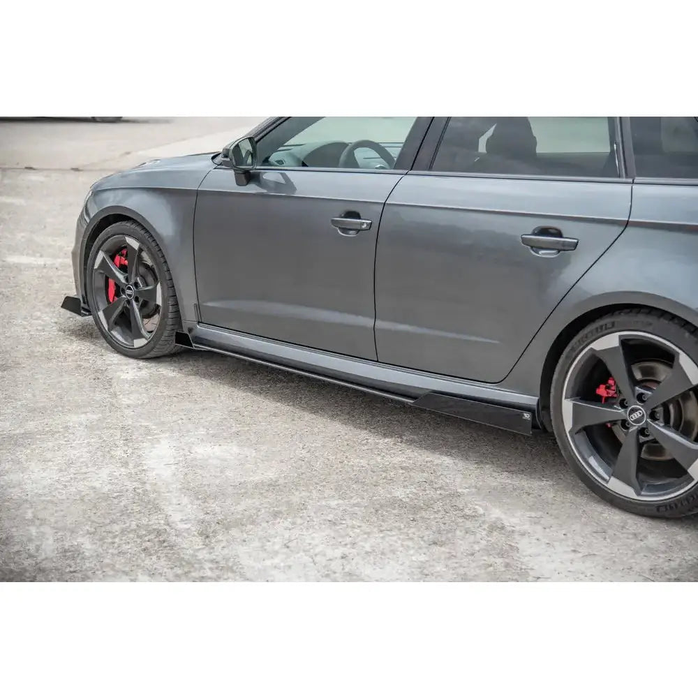 Sideskjørt Diffusere Racing + Flaps Audi Rs3 8v Sportback