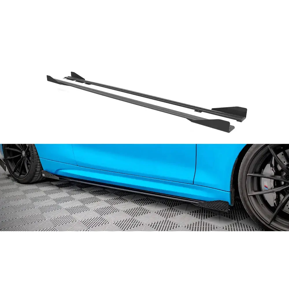 Sideskjørt Lepper Street Pro + Flaps - Bmw M2 F87 16-20