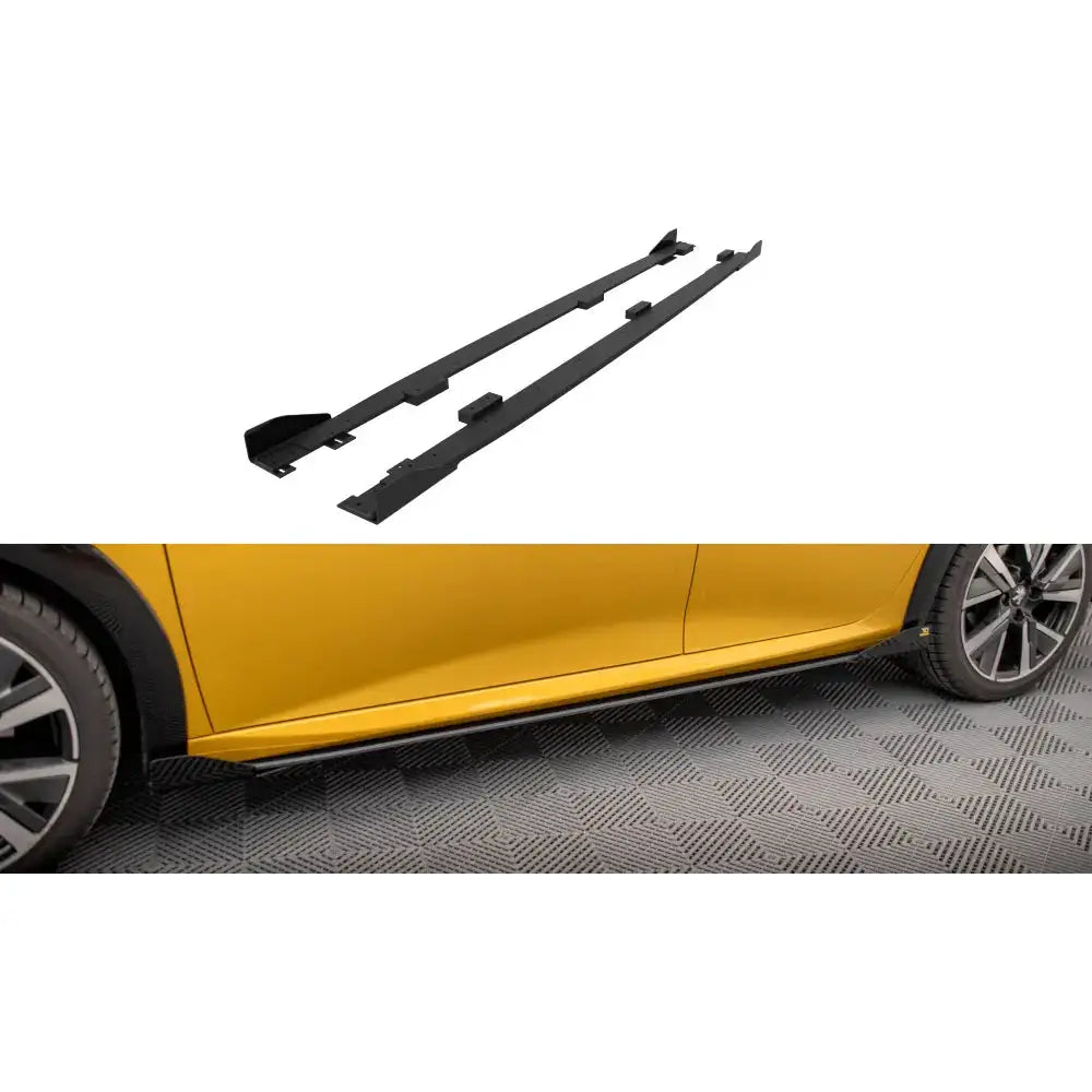 Sideskjørt Lepper Street Pro + Flaps Peugeot 208 Gt Mk2 19-