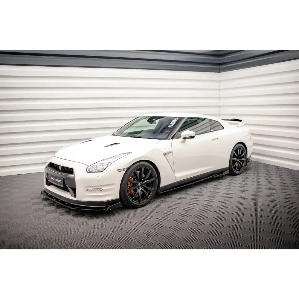 Sideskjørt Lepper V.1 + Flaps - Nissan Gtr R35 Facelift 11-16