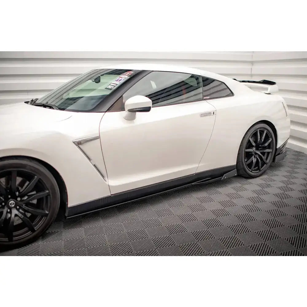 Sideskjørt Lepper V.1 + Flaps - Nissan Gtr R35 Facelift 11-16