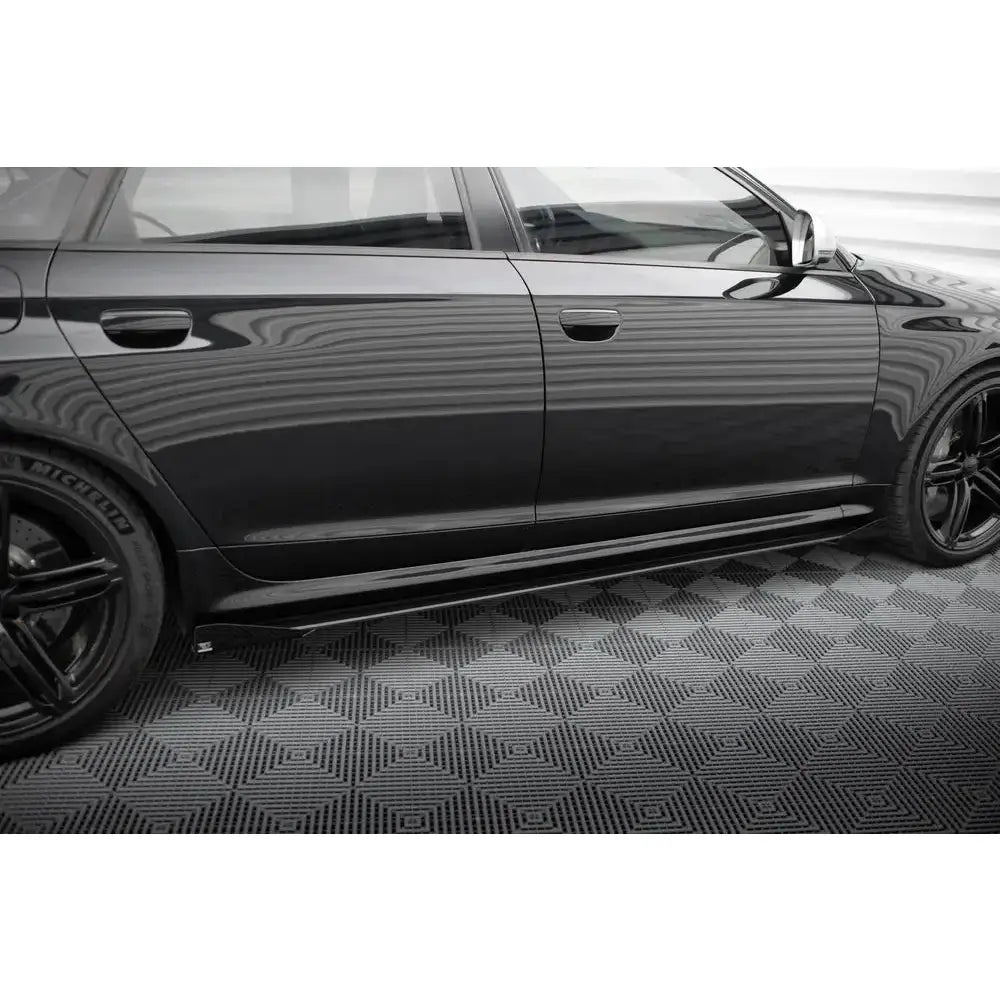 Sideskjørt Street Pro + Flaps Audi Rs6 Avant C6