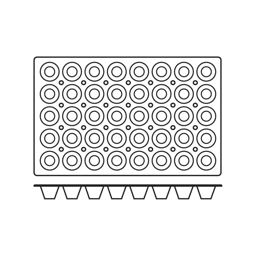 Silikon Mini-tartsmuldreform Gn 1/1 av Hendi