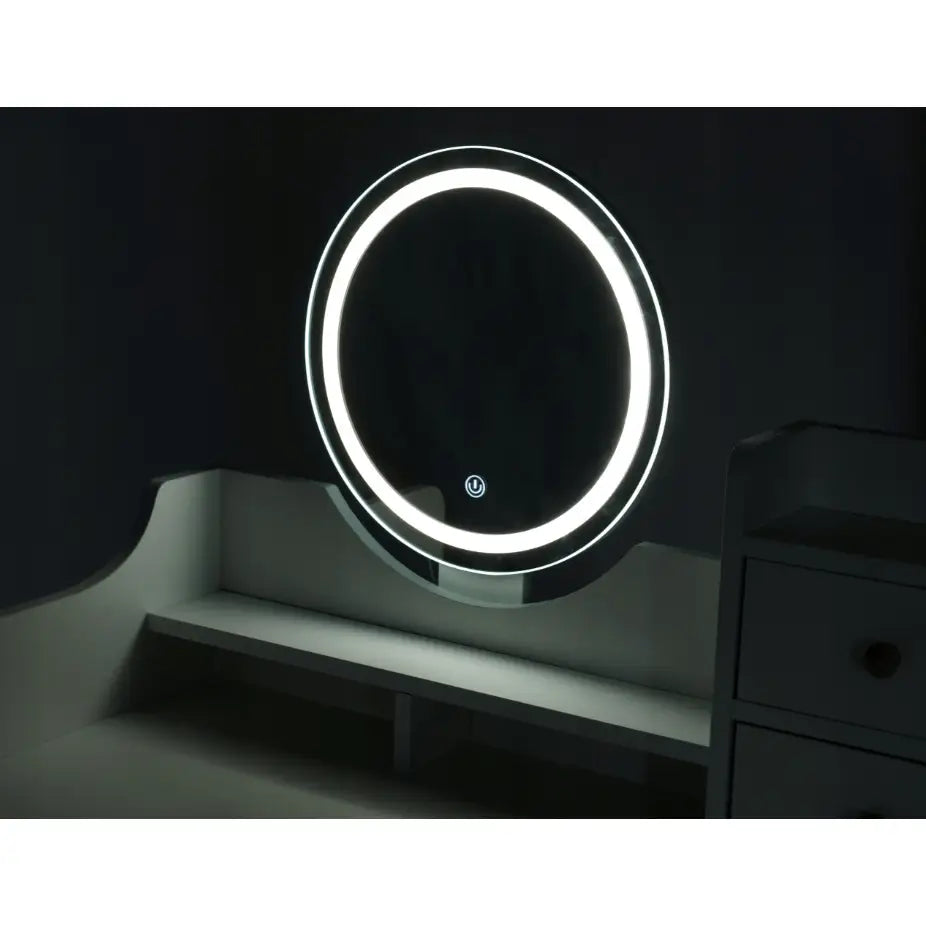 Sminkebord med Led-speil Scandi 05 Skandinavisk