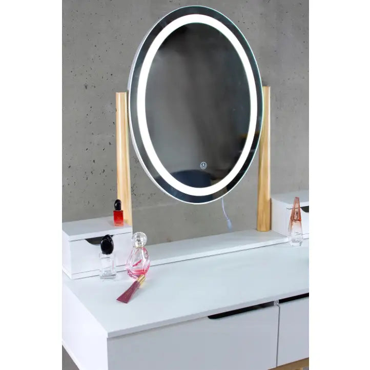 Sminkebord med Led-speil Skandinavisk Stil