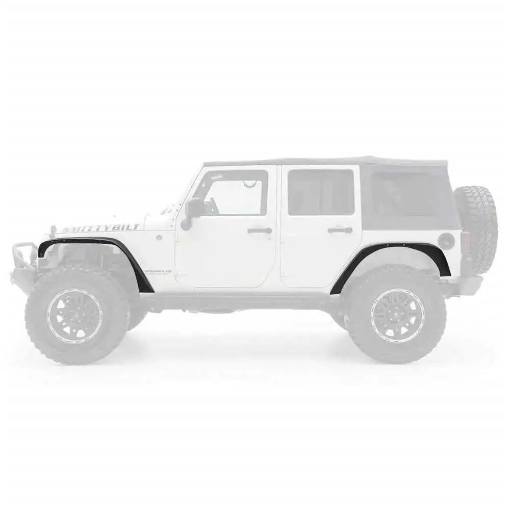 Smittybilt Xrc Rustning Kotfløyutvidelser - Jeep Wrangler Jk 2 d 07-18