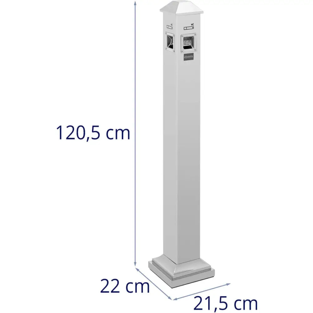 Sølv Stående Lukket 3.5 l Askebeger - 1016121