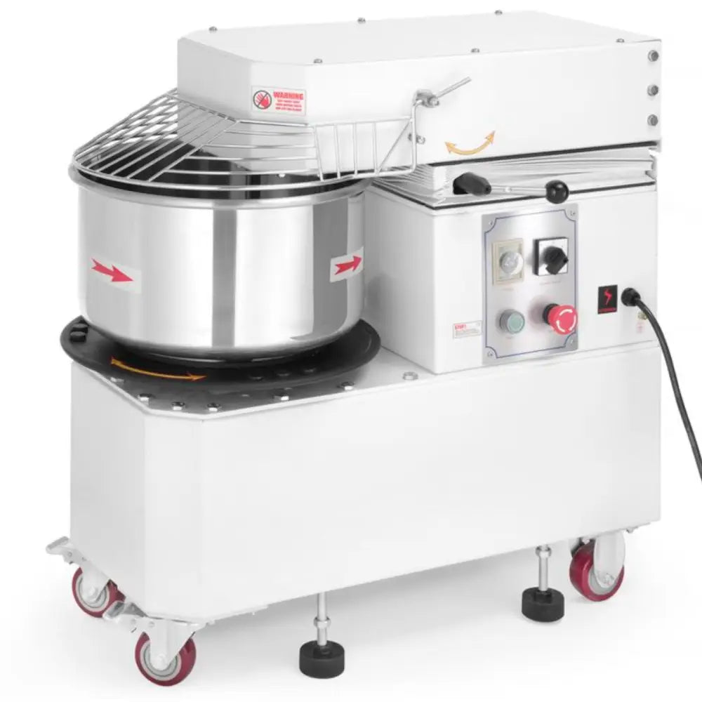 Spiralkrok til Deig med Avtagbar Bollheis 40 l 2200 w 400 v - Hendi 221877