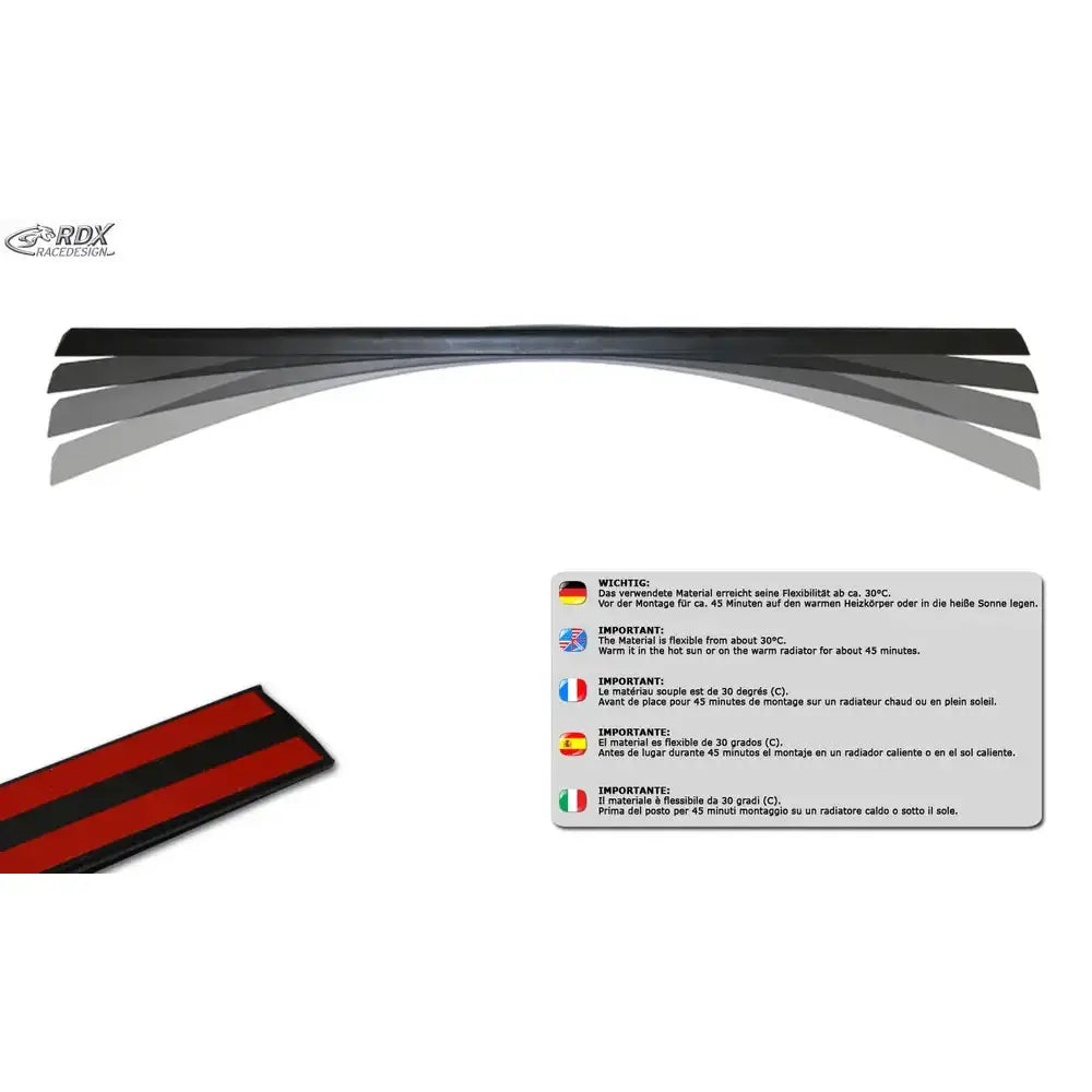 Spoiler Cap Audi A8 D4/4h 09-17 Extension Of Rear Window