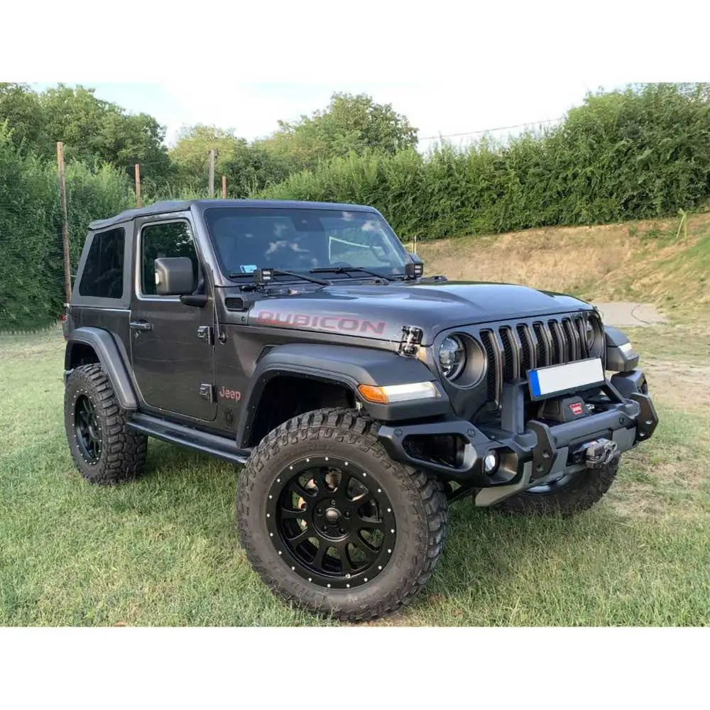 Stålfrontstøtfanger med Bullbar og Vinsjplate - Jeep Wrangler Jl 4xe 21-