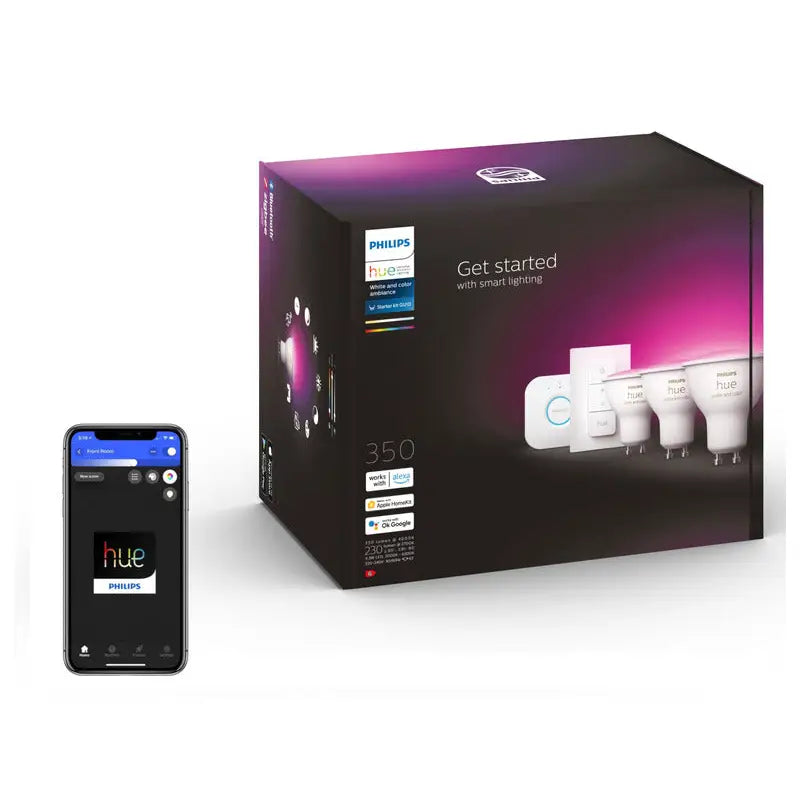 Startpakke Philips Hue 929001953113 43w Gu10