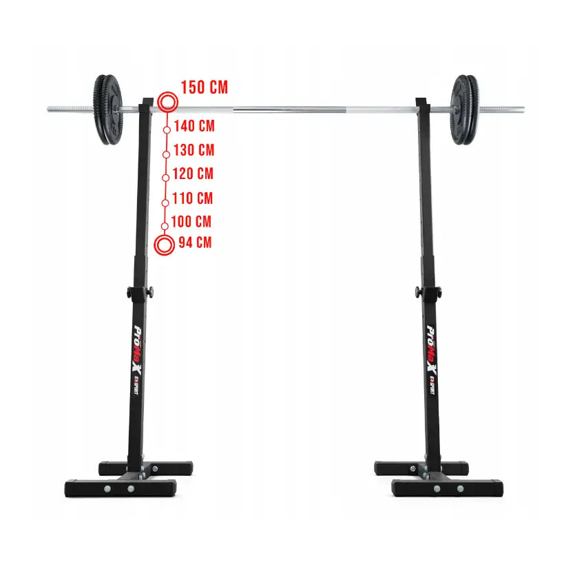 Stativ for Vektstang (2 Stk) Ksport øvelser 280kg