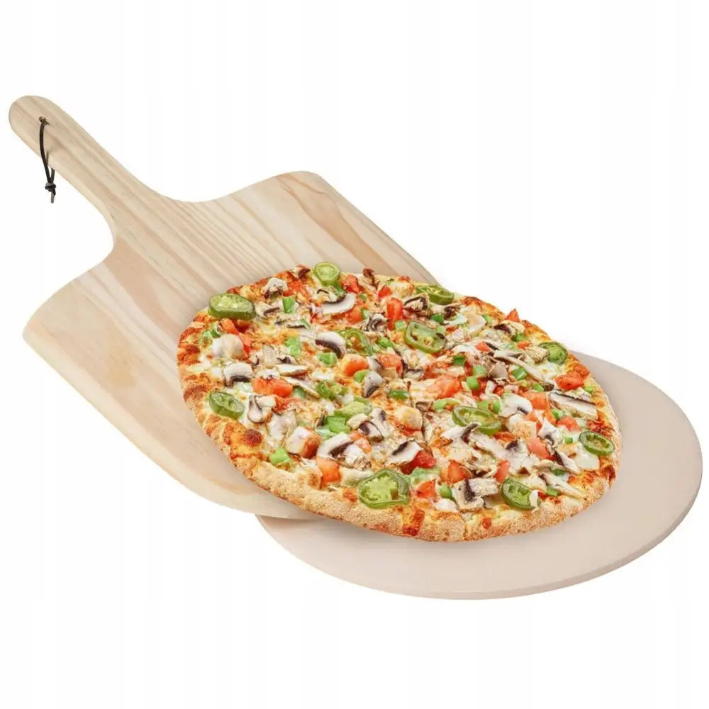 Stein til Pizzabaking i Leire Form + Spade