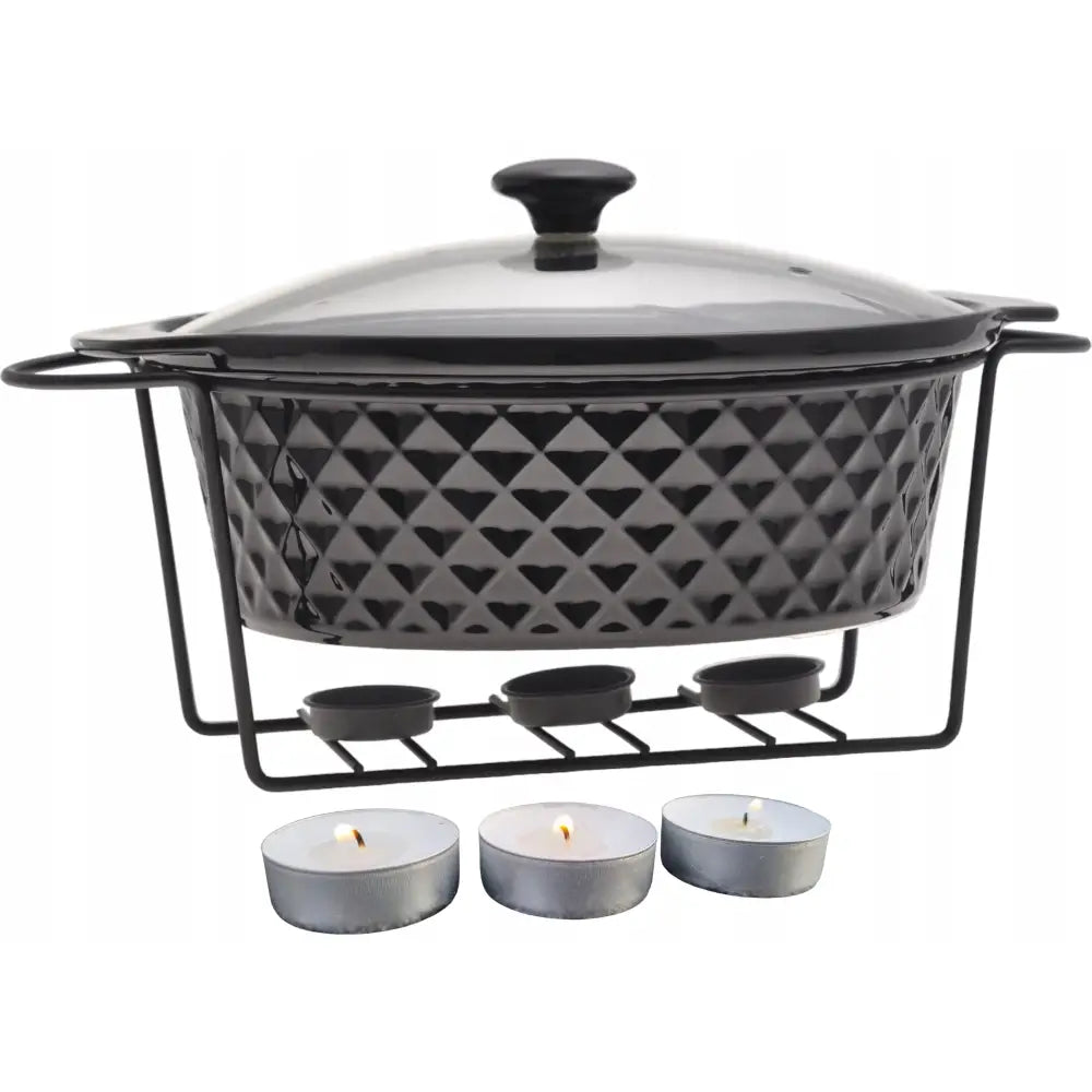 Stekeform 3,0 l med Varmeholder Kamille