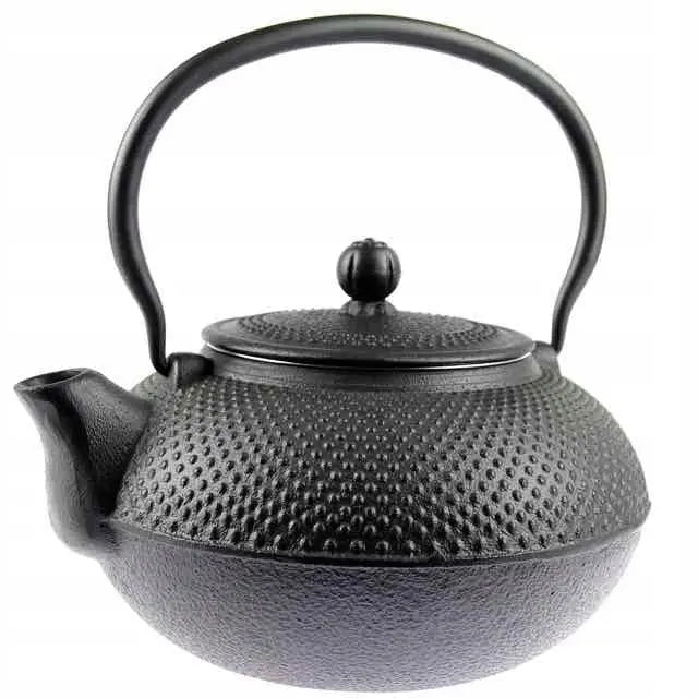 Støpejern Tekanne med Infuser for Te og Urter