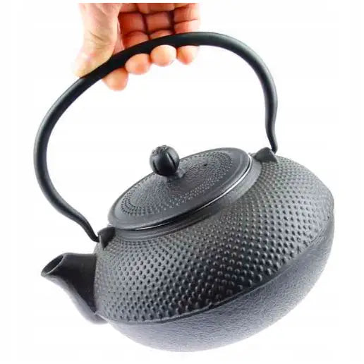 Støpejern Tekanne med Infuser for Te og Urter