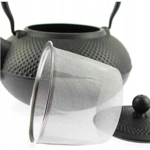 Støpejern Tekanne med Infuser for Te og Urter