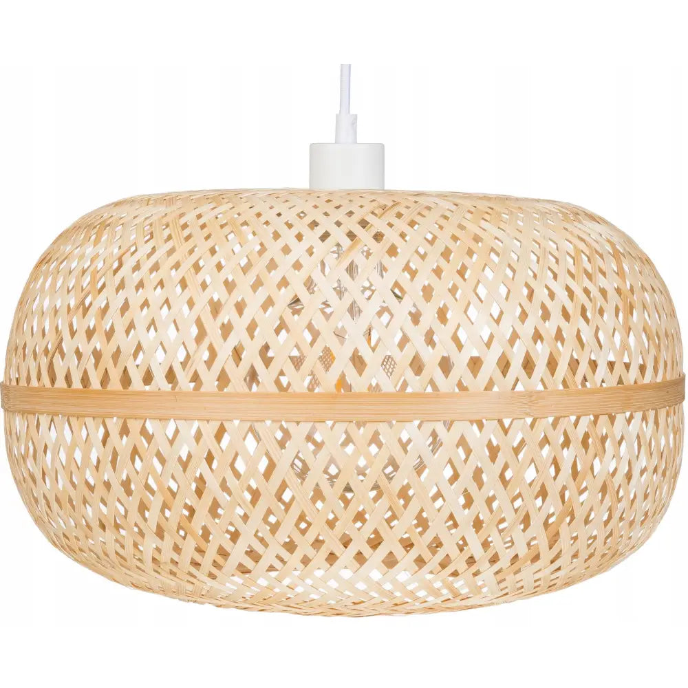Stor Bambus Boho Taklampe (ep019 Nr3)