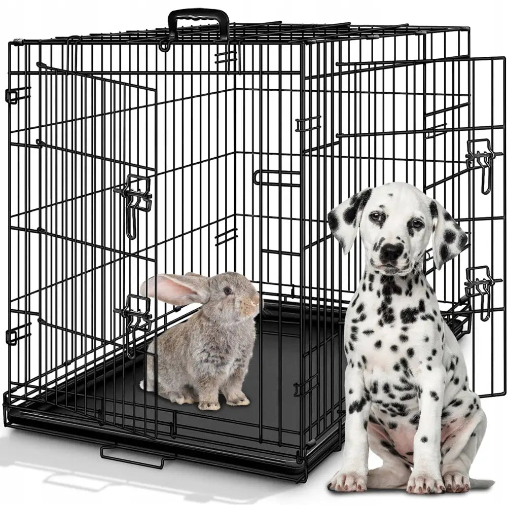 Stor Metallbur Kennel Hundegård Xl