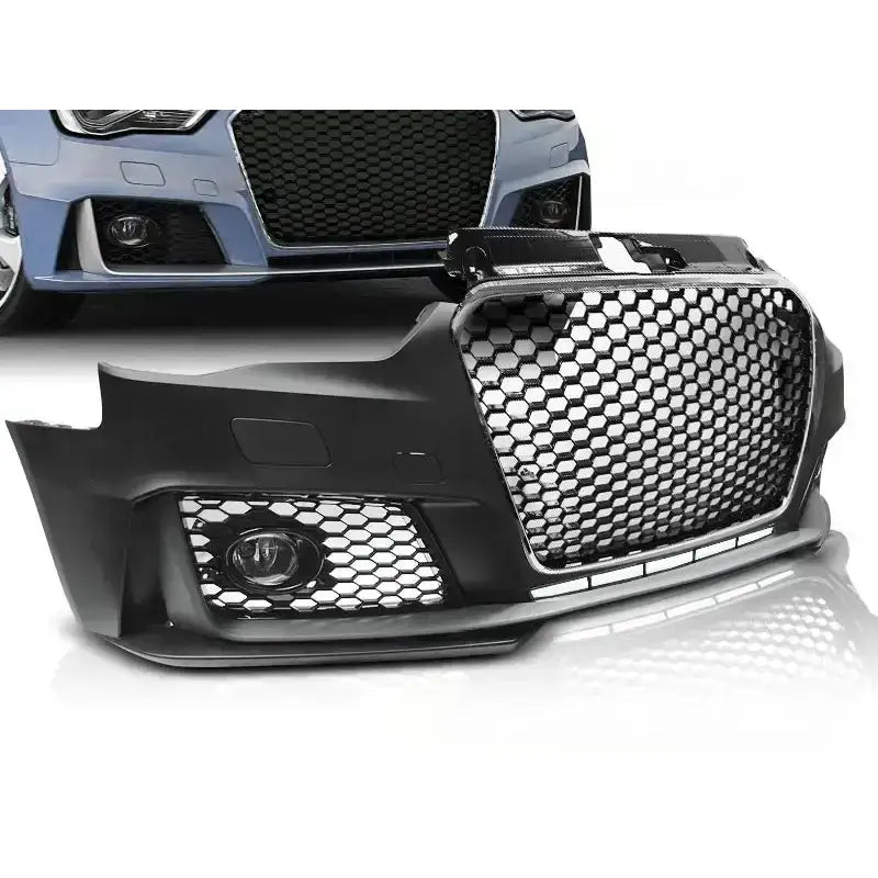 Støtfanger Audi A3 12-16 Rs3 Style Chrome Black