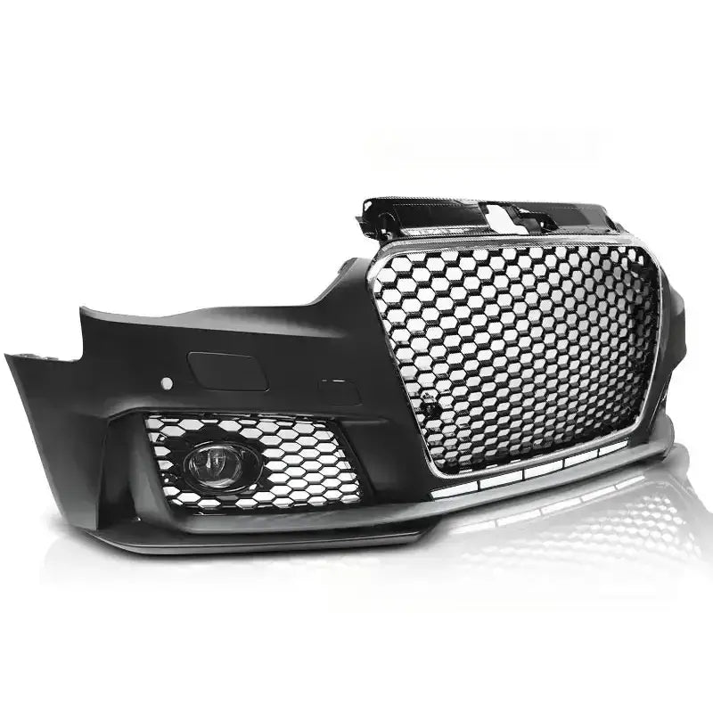 Støtfanger Audi A3 12-16 Rs3 Style Chrome Black Pdc