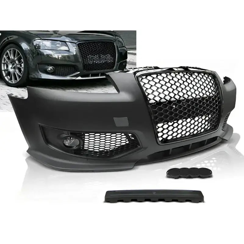 Støtfanger Foran Audi A3 06.05-04.08 Rs Style Black