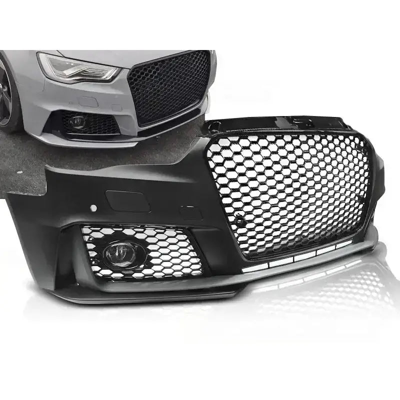 Støtfanger Foran Audi A3 12-16 Rs3 Style Glossy Black Pdc