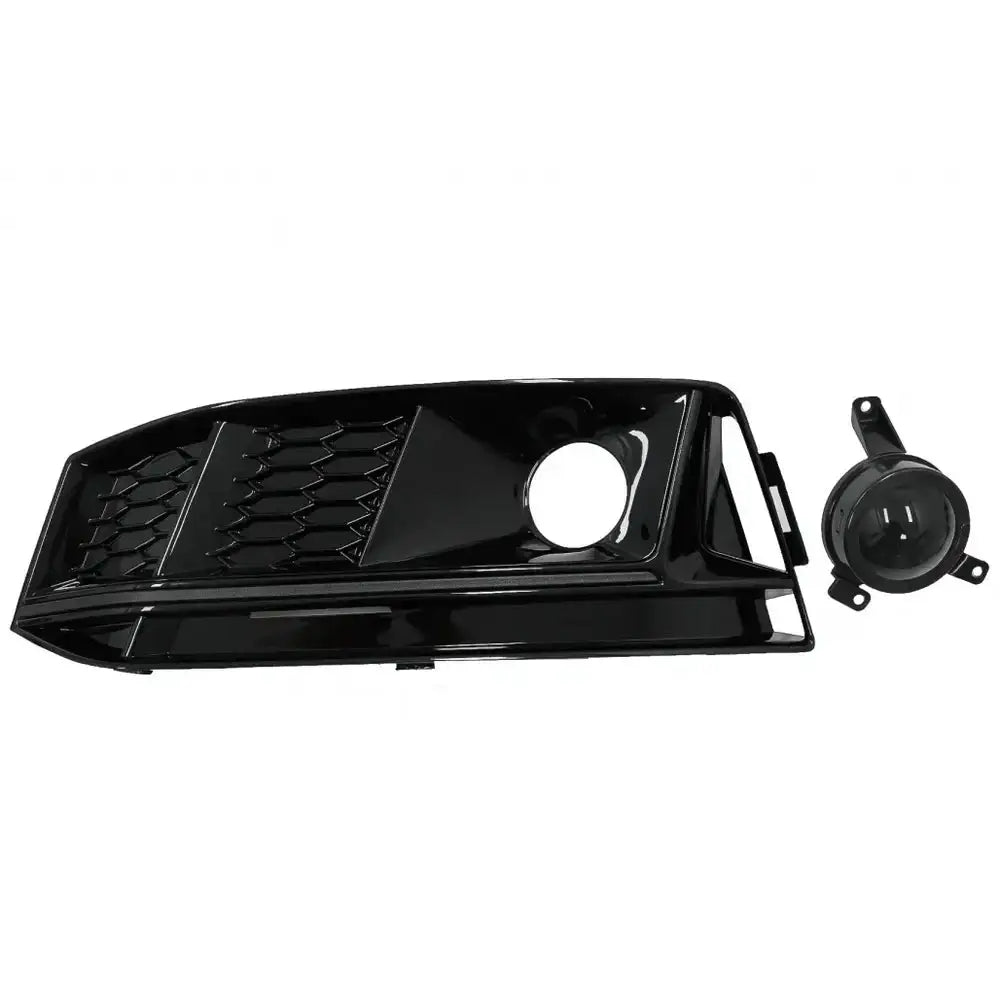 Støtfanger Nedre Griller Audi A4 B9 S-line 16-18 Rs4 Design Black Edition