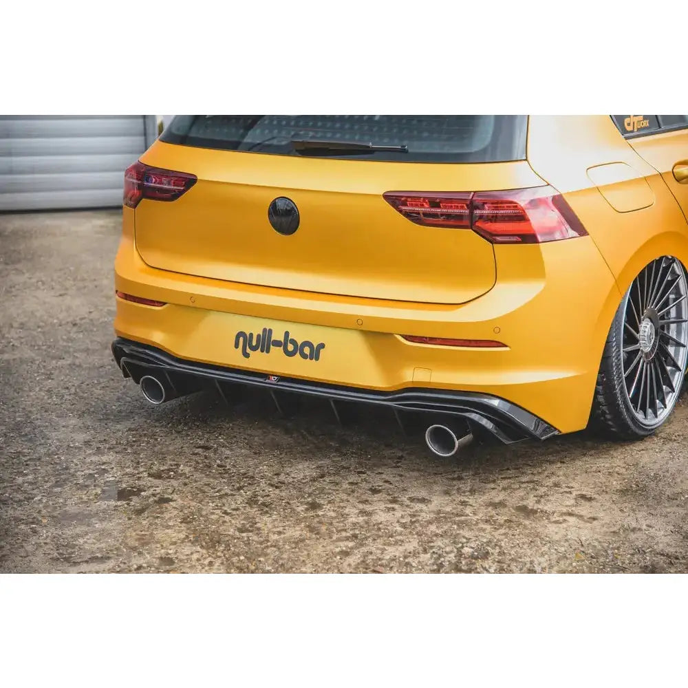 Støtfangerskjørt Valance bak (gti Look) With Exhaust Vw Golf 8