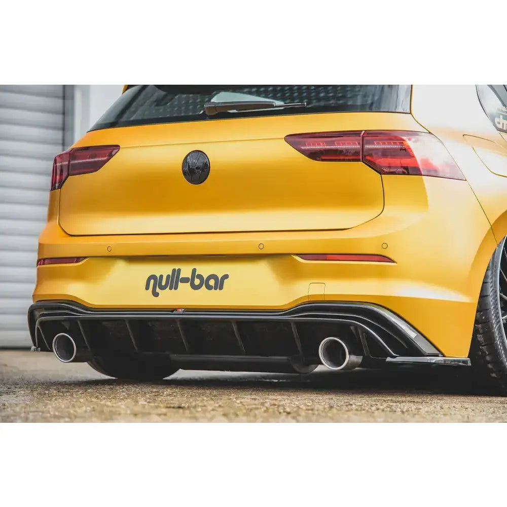 Støtfangerskjørt Valance bak (gti Look) With Exhaust Vw Golf 8
