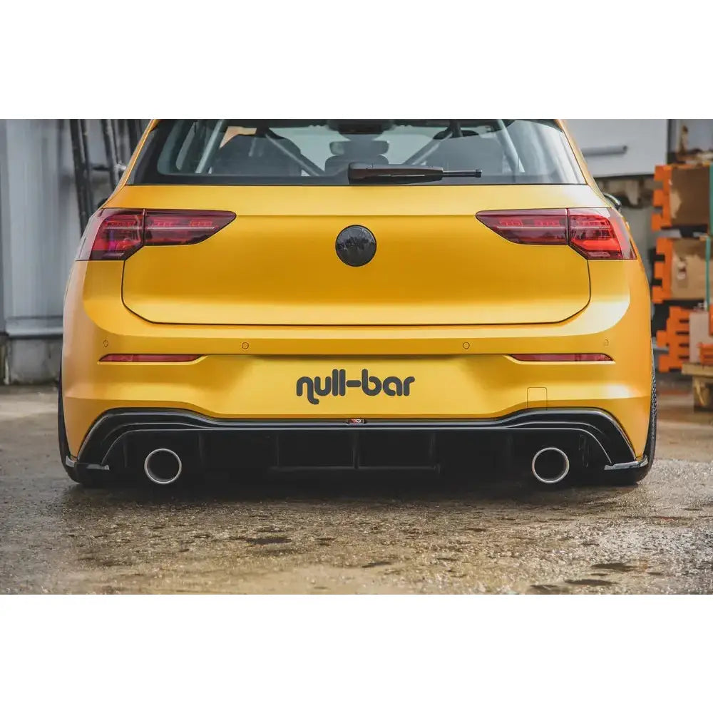 Støtfangerskjørt Valance bak (gti Look) With Exhaust Vw Golf 8