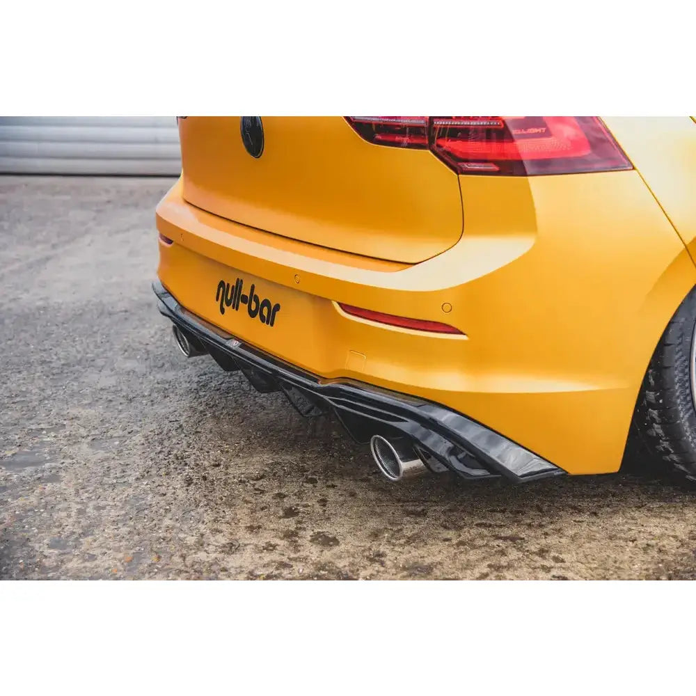 Støtfangerskjørt Valance bak (gti Look) With Exhaust Vw Golf 8