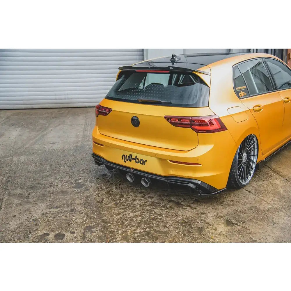 Støtfangerskjørt Valance bak (r32 Look) With Exhaust Vw Golf 8