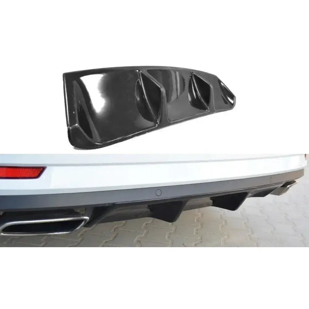 Støtfangerskjørt Valance bak Skoda Superb Iii