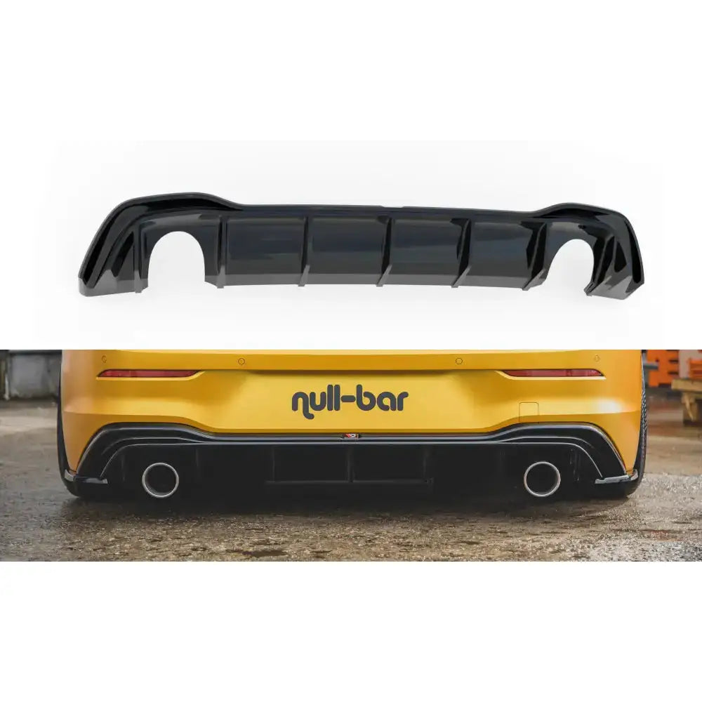 Støtfangerskjørt Valance bak Vw Golf 8 (gti Look)