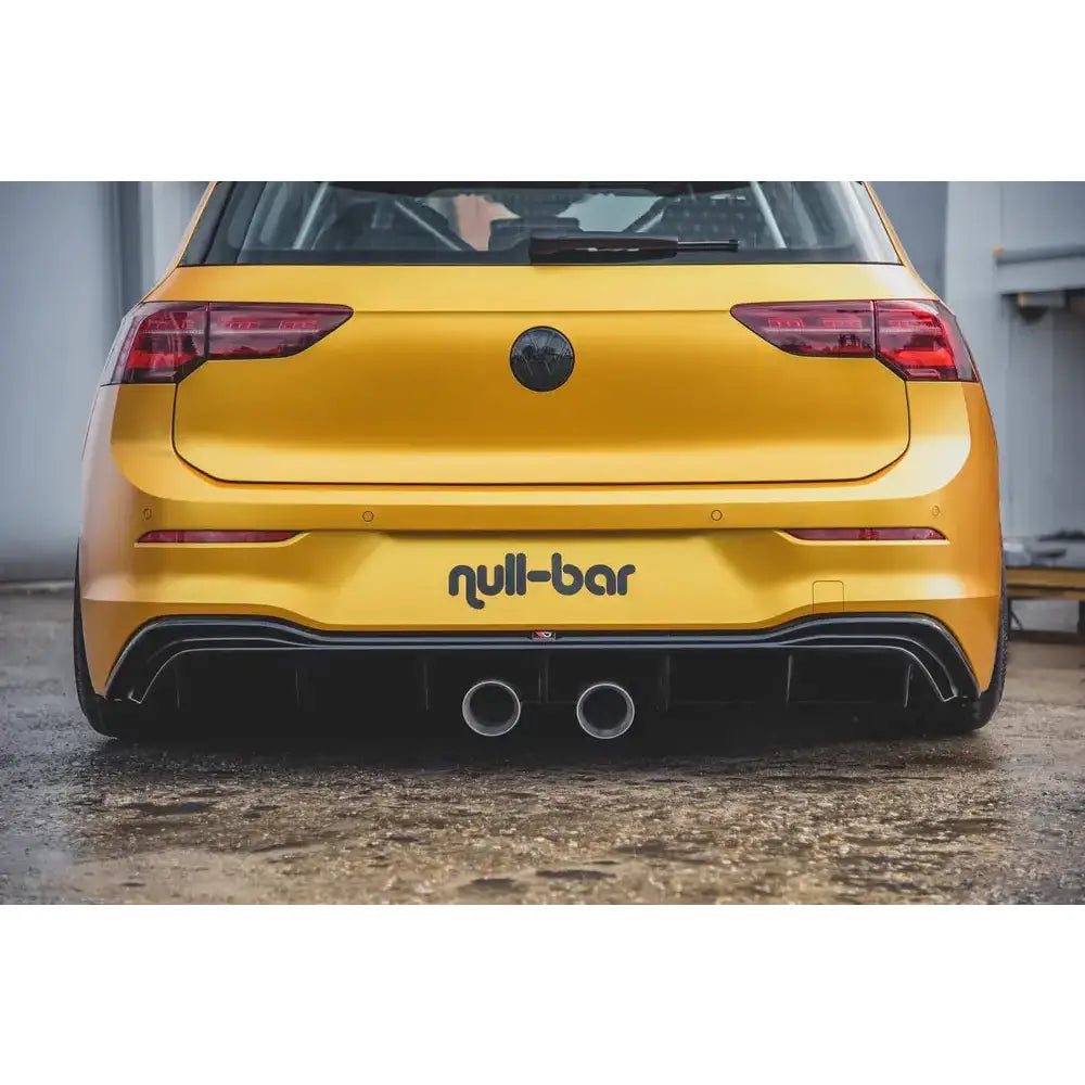 Støtfangerskjørt Valance bak Vw Golf 8 (r32 Look)