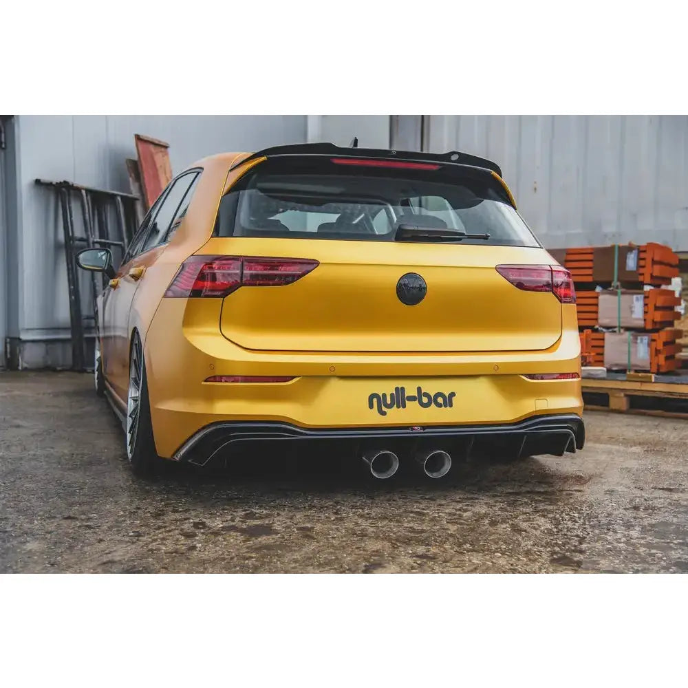 Støtfangerskjørt Valance bak Vw Golf 8 (r32 Look)