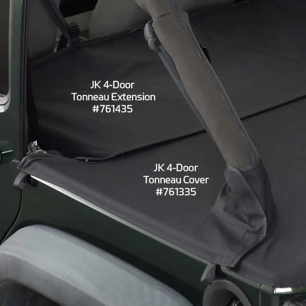 Svart Diamant Baksetetrekk til Jeep Wrangler Jk 4 d 07-18